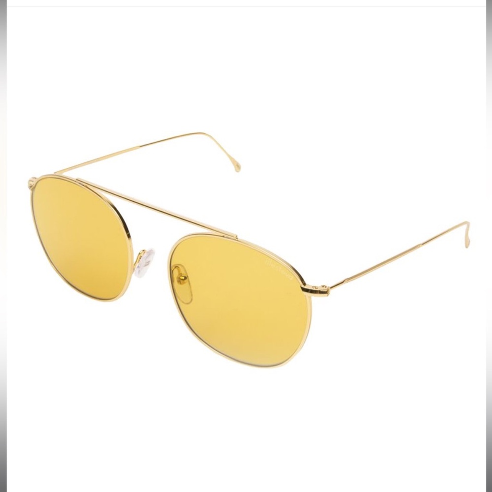 Illesteva Mykonos Gold Tinted Sunglasses
